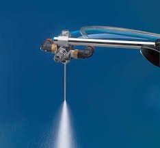 Needle spray gun with nozzle FU-3-6, TOMITA ENGINEERING