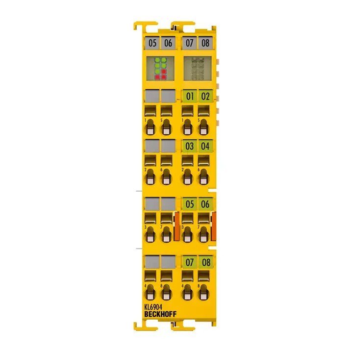 KL6904 | Bus Terminal, communication interface + 4-port digital output, 24 V DC,