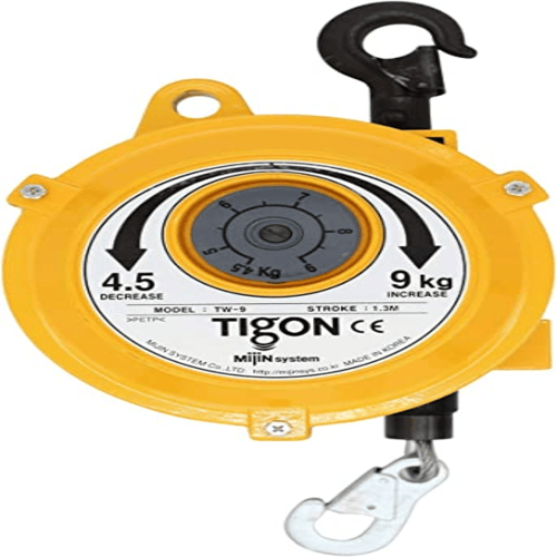 Tigon TW-9 Spring Balancer, Tool Balancer with Steel Cable, (Load Capacity: 4.5-